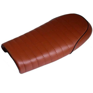 Selle moto scrambler caramel classique